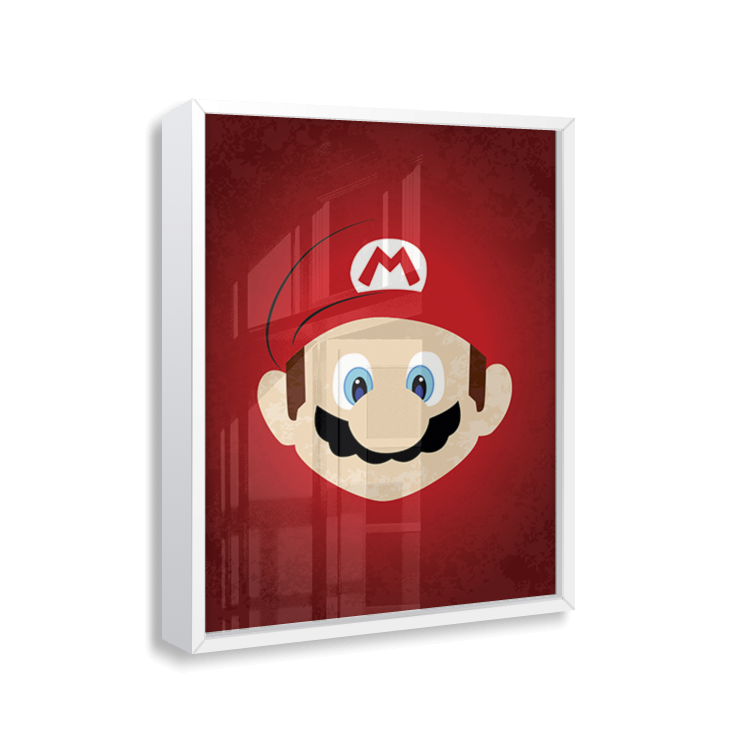 Quadro Mario Bros Decorativo MDM Gamer