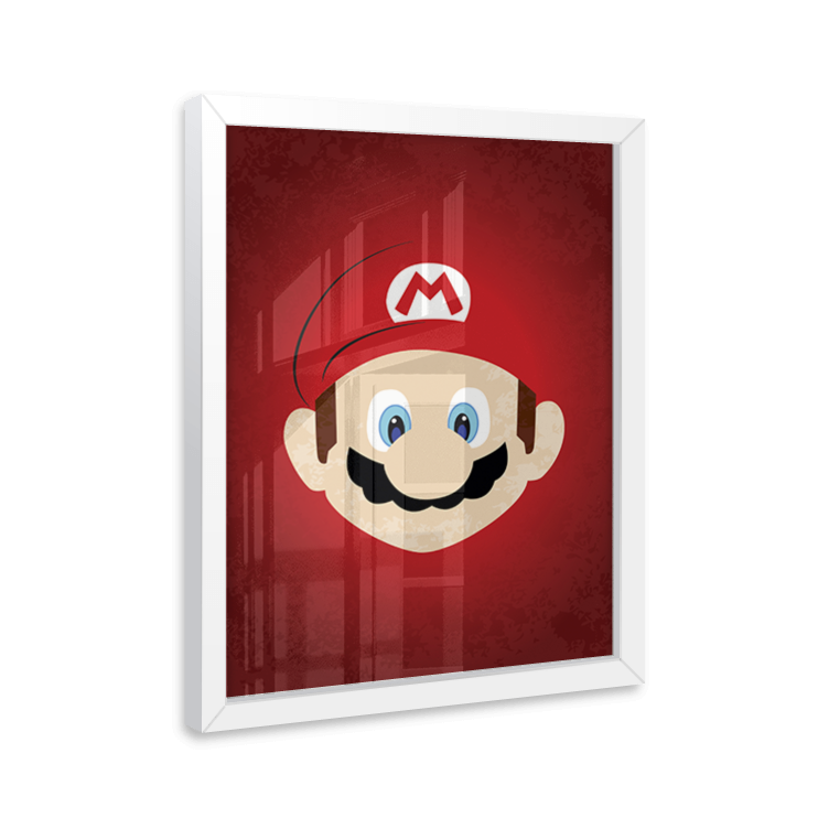 Quadro Mario Bros Decorativo MDM Gamer