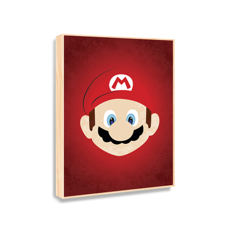 Quadro Mario Bros Decorativo MDM Gamer