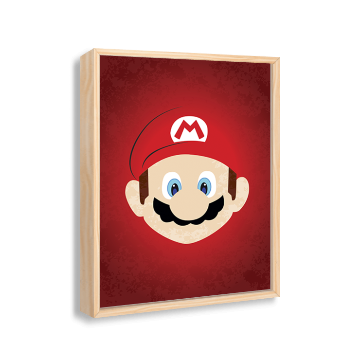 Quadro Mario Bros Decorativo MDM Gamer