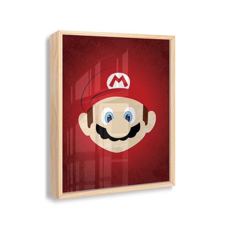 Quadro Mario Bros Decorativo MDM Gamer