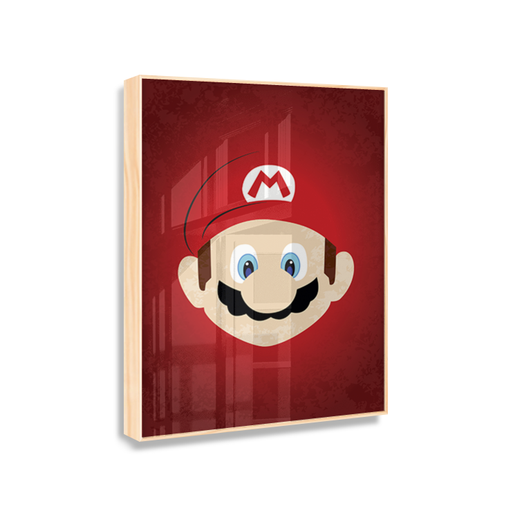 Quadro Mario Bros Decorativo MDM Gamer