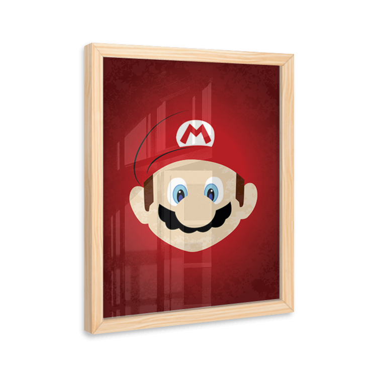 Quadro Mario Bros Decorativo MDM Gamer