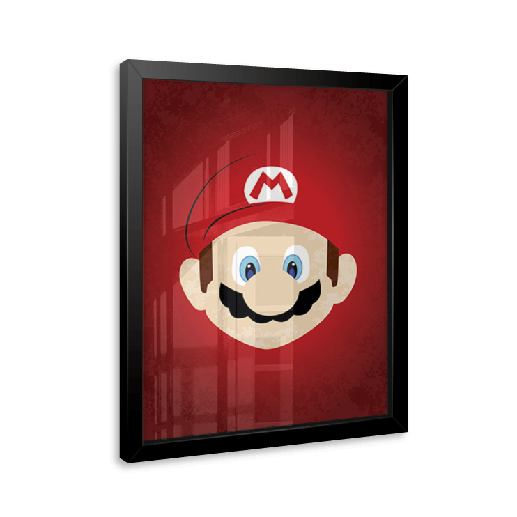 Quadro Mario Bros Decorativo MDM Gamer