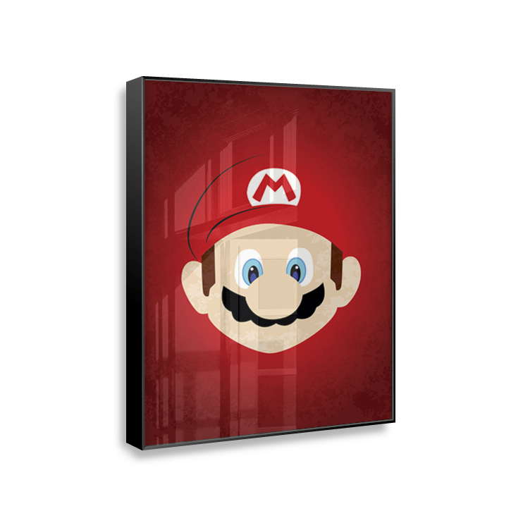 Quadro Mario Bros Decorativo MDM Gamer
