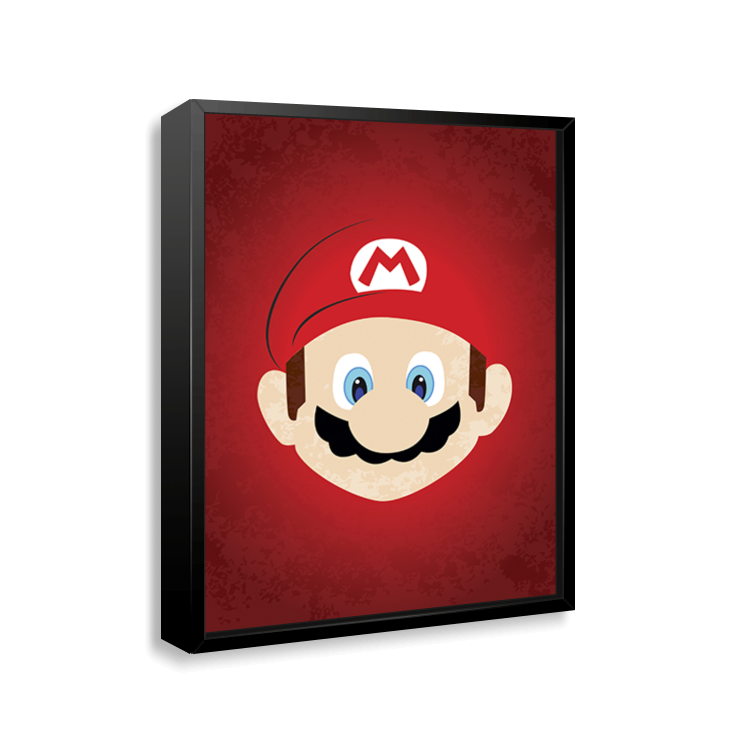 Quadro Mario Bros Decorativo MDM Gamer