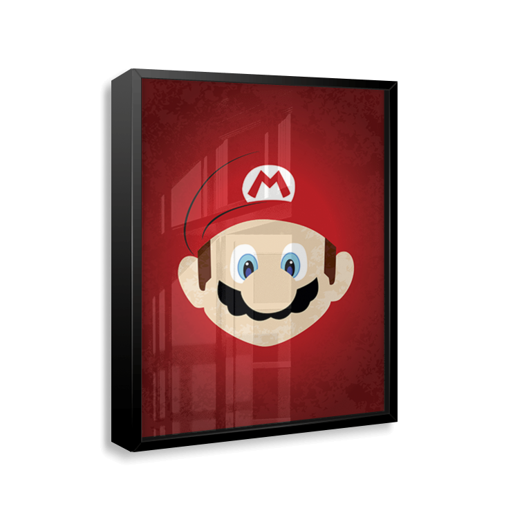 Quadro Mario Bros Decorativo MDM Gamer