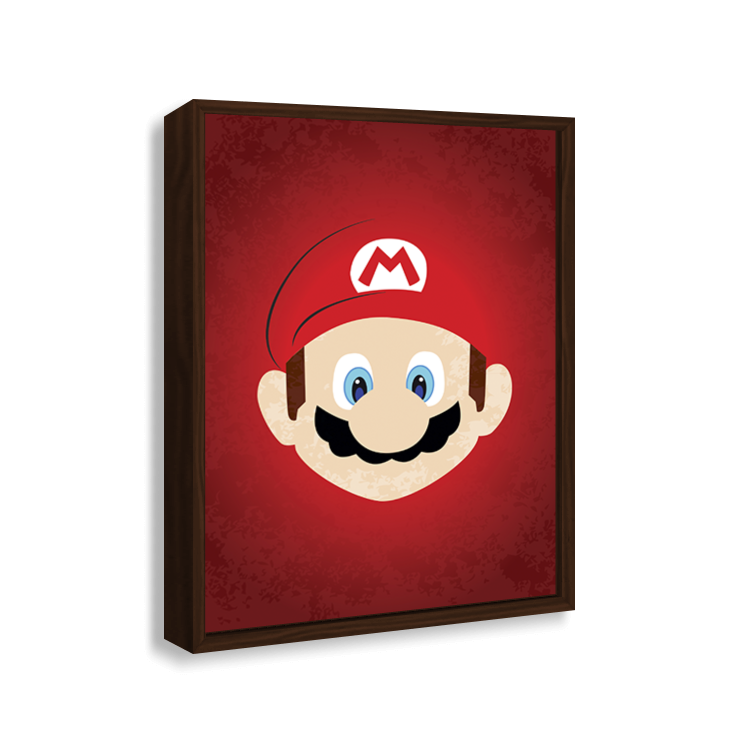 Quadro Mario Bros Decorativo MDM Gamer