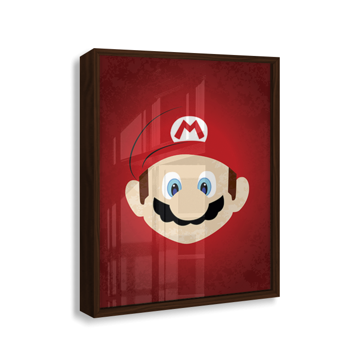 Quadro Mario Bros Decorativo MDM Gamer