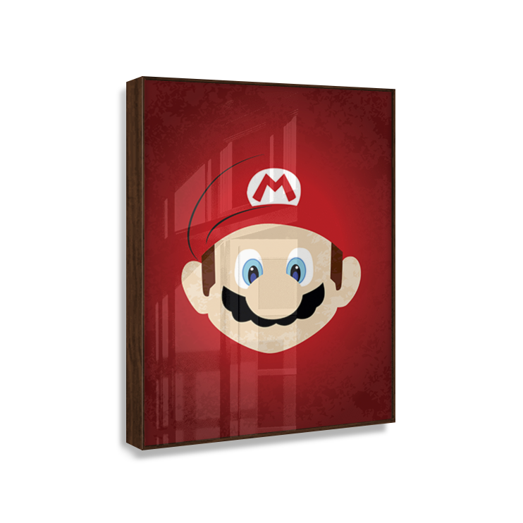 Quadro Mario Bros Decorativo MDM Gamer