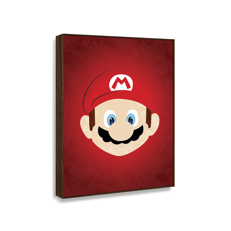 Quadro Mario Bros Decorativo MDM Gamer