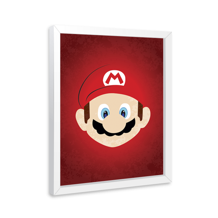 Quadro Mario Bros Decorativo MDM Gamer