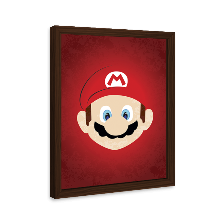 Quadro Mario Bros Decorativo MDM Gamer