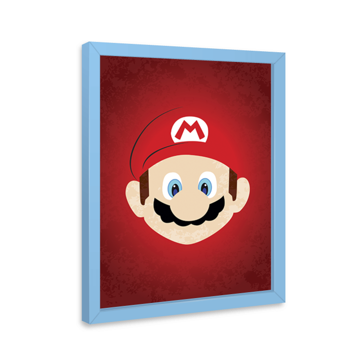 Quadro Mario Bros Decorativo MDM Gamer