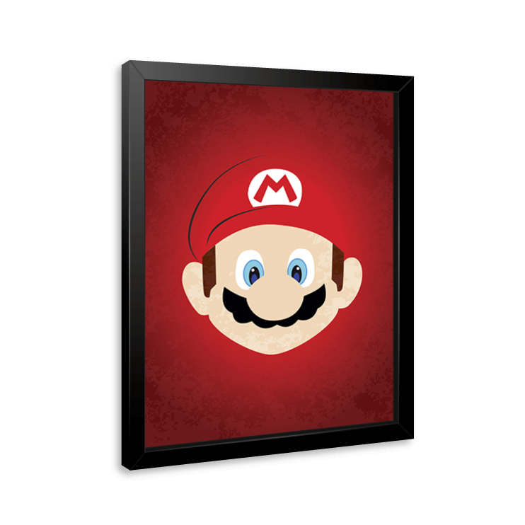 Quadro Mario Bros Decorativo MDM Gamer