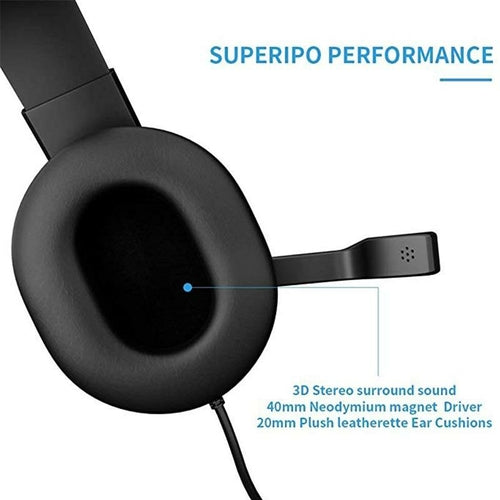 Headset MDM Gamer Dragon SpaceI Microfone Som Estéreo Controle de Volume