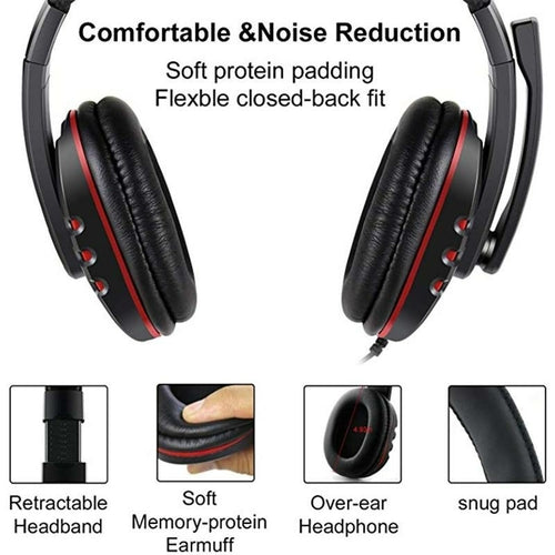 Headset MDM Gamer Dragon SpaceI Microfone Som Estéreo Controle de Volume