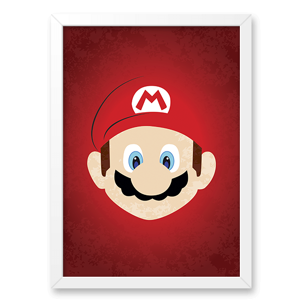 Quadro Mario Bros Decorativo MDM Gamer