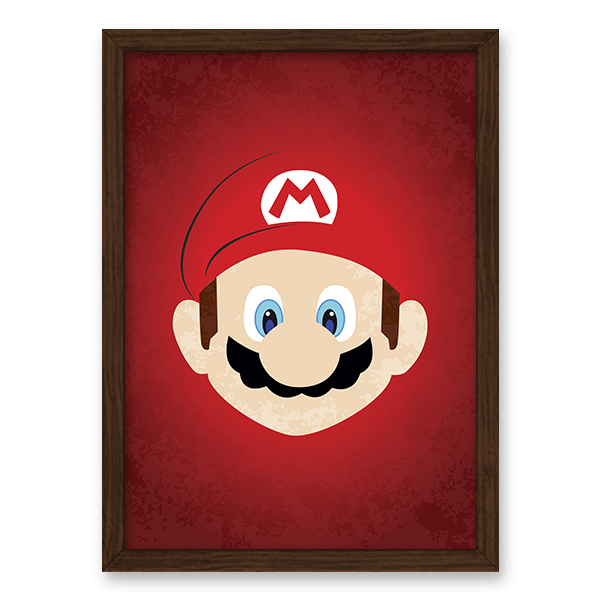 Quadro Mario Bros Decorativo MDM Gamer