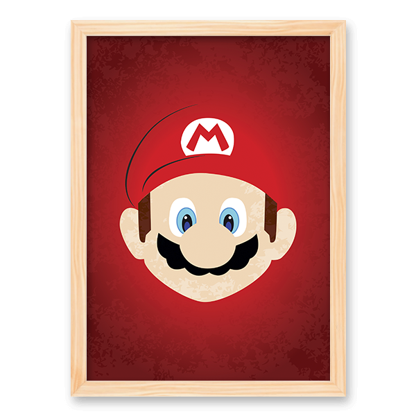 Quadro Mario Bros Decorativo MDM Gamer