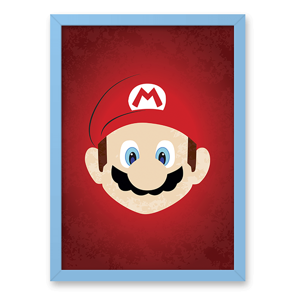 Quadro Mario Bros Decorativo MDM Gamer