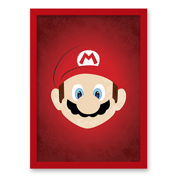 Quadro Mario Bros Decorativo MDM Gamer