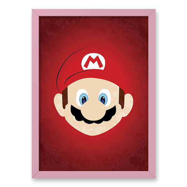 Quadro Mario Bros Decorativo MDM Gamer