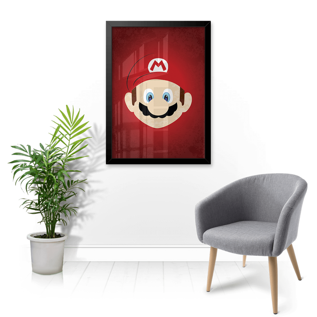 Quadro Mario Bros Decorativo MDM Gamer
